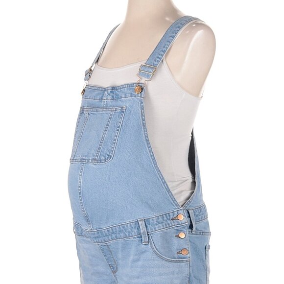 Isabel Maternity by Ingrid & Isabel Pants - Maternity Denim Overalls